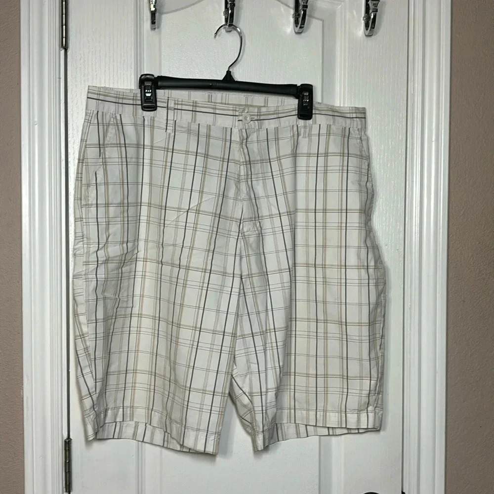 Subculture Flat Front Plaid 2 Front Pockets 2 Back Pockets Shorts Size 38